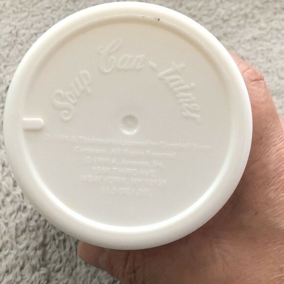 Vintage 1998 Campbell's Soup Thermos Container With Lid - Picture 5 of 6